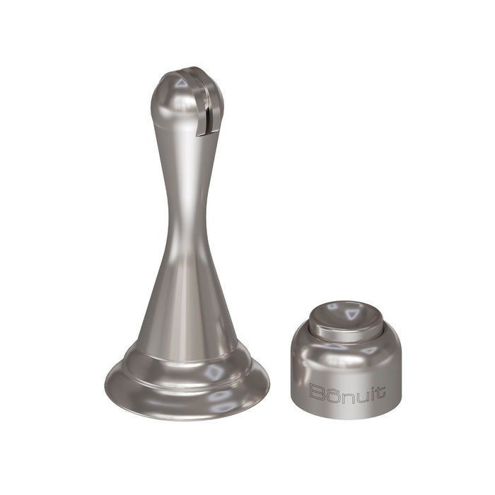 Tope para puerta magnético cepillado niquel o negro