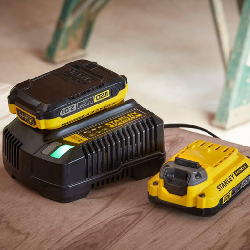 herramienta accesorios para cargadores cargador para bateria de ion de litio 2a 20v stanley sc200 b3 madecento