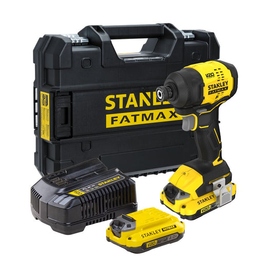 herramienta electricas e inalambricas atornillador de impacto inalambrico de 20v brushless stanley stanley sbi811d2t b3 madecento