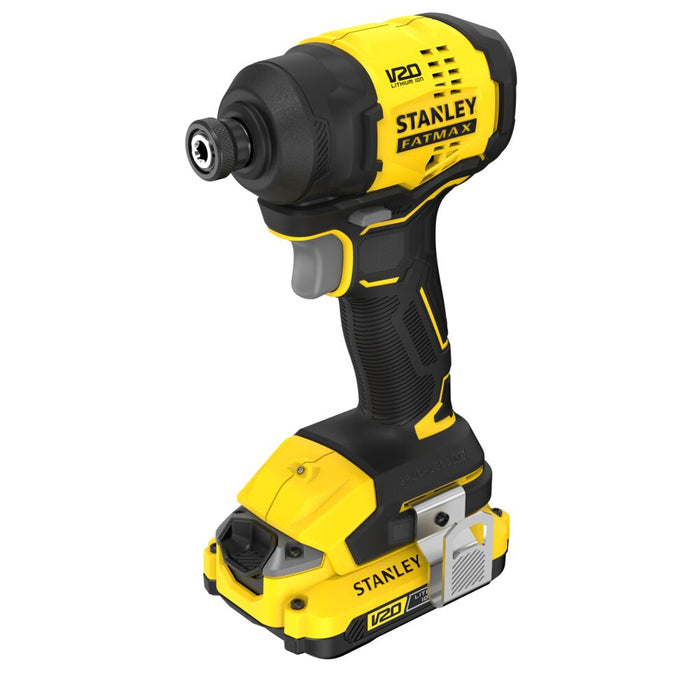 herramienta electricas e inalambricas atornillador de impacto inalambrico de 20v brushless stanley stanley sbi811d2t b3 madecento
