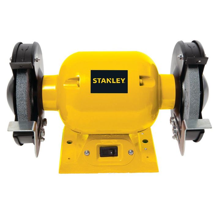 herramienta electricas e inalambricas esmeril de banco de 1 2hp 373w 6 pulg stanley stgb3715 b3 stanley stgb3715 b3 madecento