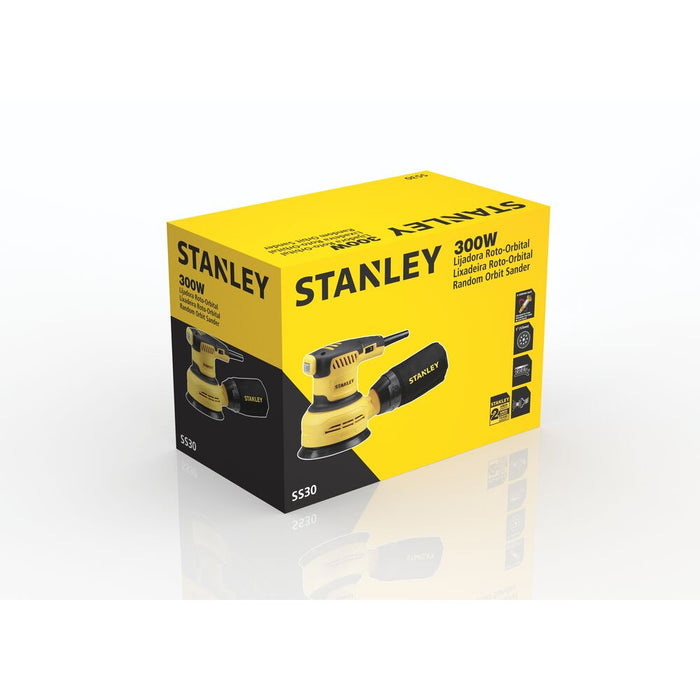 herramienta electricas e inalambricas lijadora roto orbital de 5” 300w stanley ss30 b3 madecento
