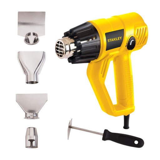 herramienta electricas e inalambricas pistola de calor de 1800w 600 °c control teeratura variable kit de accesorios stanley stxh2000k b3 stanley stxh2000k b3 madecento