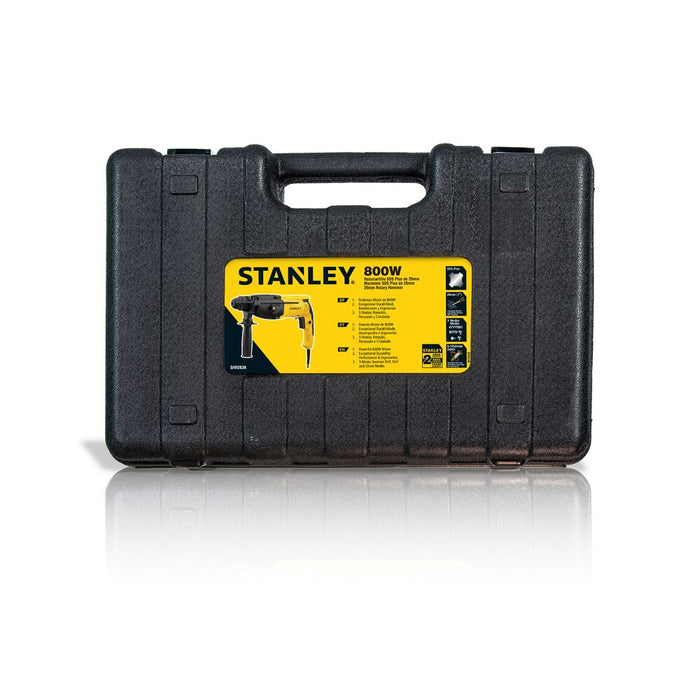 herramienta electricas e inalambricas rotomartillo sds 3 modos de 1 34j 800w caja stanley shr263k b3 stanley shr263k b3 madecento