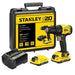 herramienta electricas e inalambricas taladro atornillador inalambrico de 20v stanley stanley scd701d2k b3 madecento