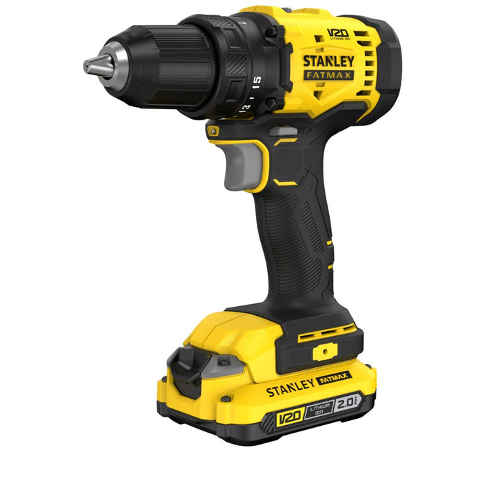 herramienta electricas e inalambricas taladro atornillador inalambrico de 20v stanley stanley scd701d2k b3 madecento