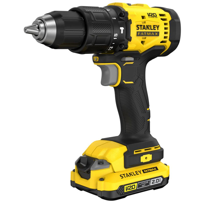 herramienta electricas e inalambricas taladro percutor e inalambrico de 20v stanley v20 stanley scd712d2k b3 madecento