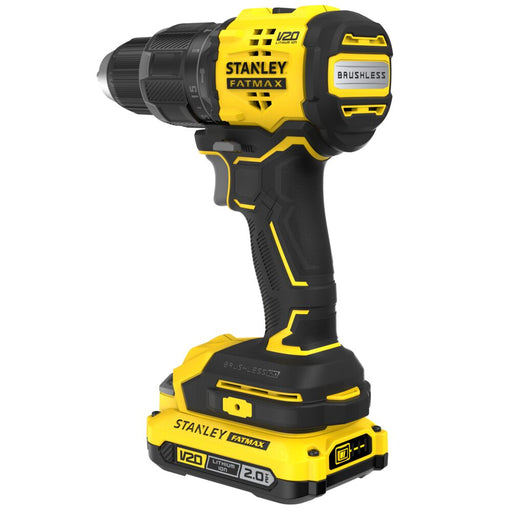 herramienta electricas e inalambricas taladro percutor inalambrico de 20v brushless de stanley stanley sbd716d2t b3 madecento