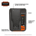 herramientas accesorios para herramientas cargador bateria carga rapida 20v max 2ah black and decker bdcac202b bdcac202b madecentro