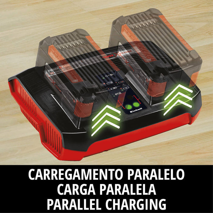 herramientas accesorios para herramientasinhell kit 2 baterias pxc 4ah 18v cargador doble rapidoinhell 4512094 madecentro