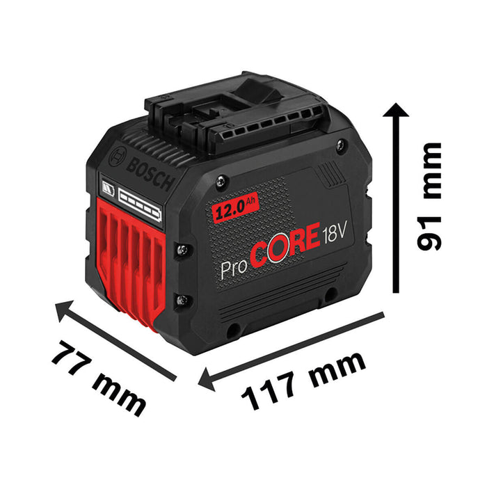 Batería de iones de litio  ProCORE 18V 12,0 Ah Bosch