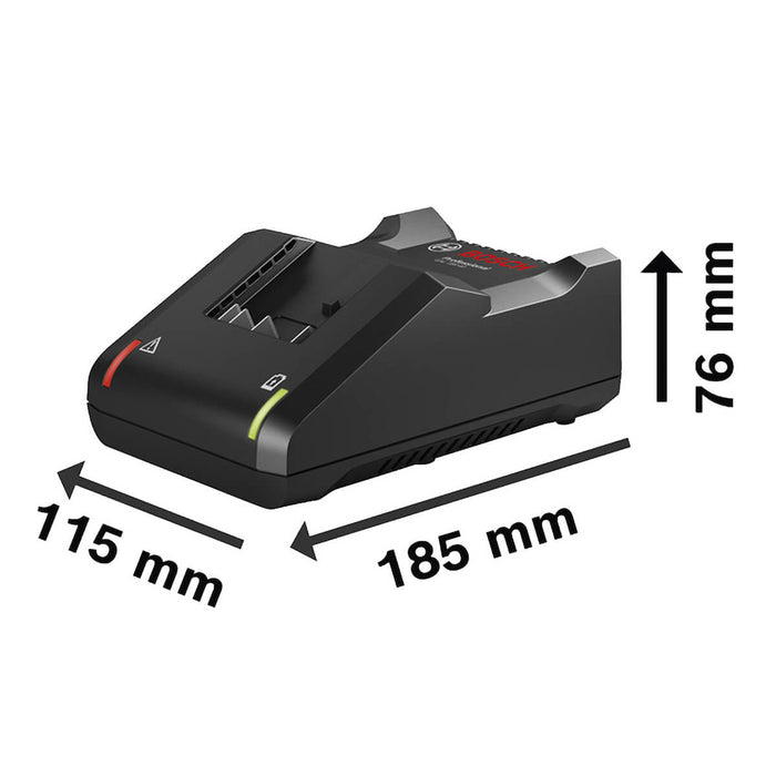 Cargador compacto 18 V de carga rápida, 110 V