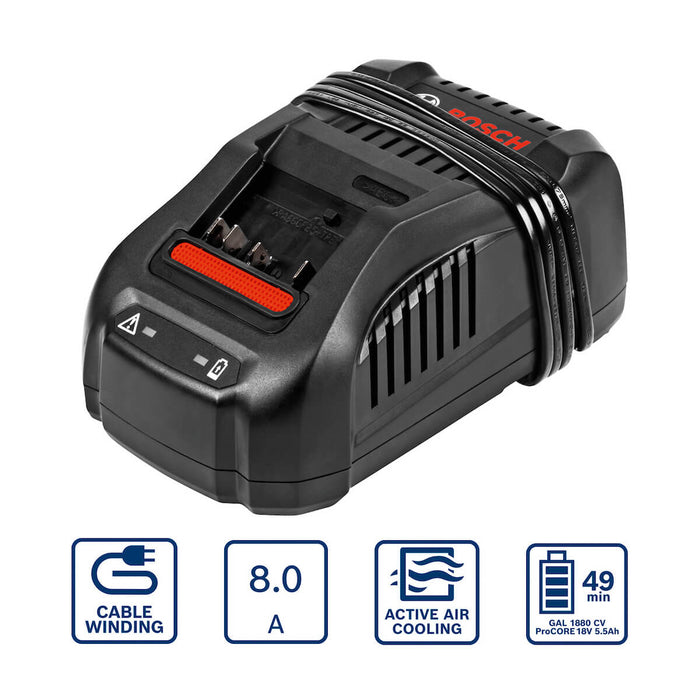 Cargador rápido 18V en alta velocidad de carga, 110V marca Bosch