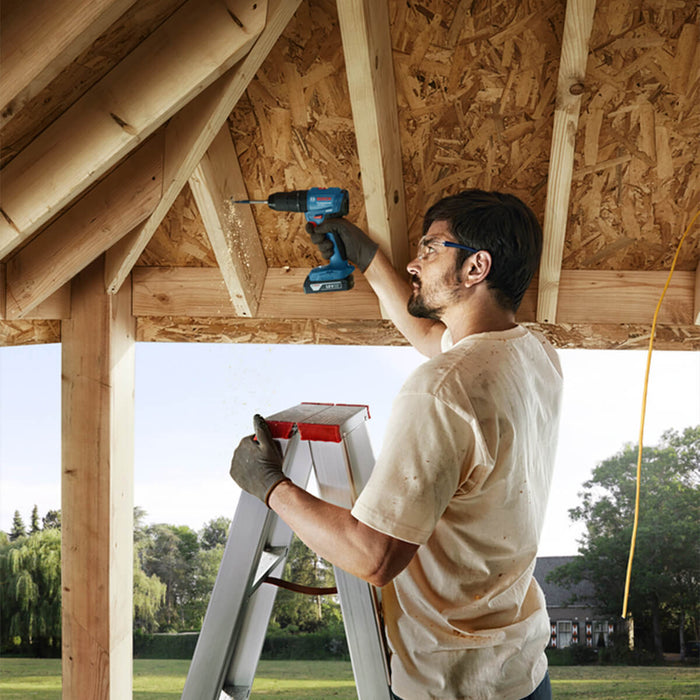 Combo Bosch Taladro GSB 185 LI con Pulidora GWS 180 LI 18V y dos baterías