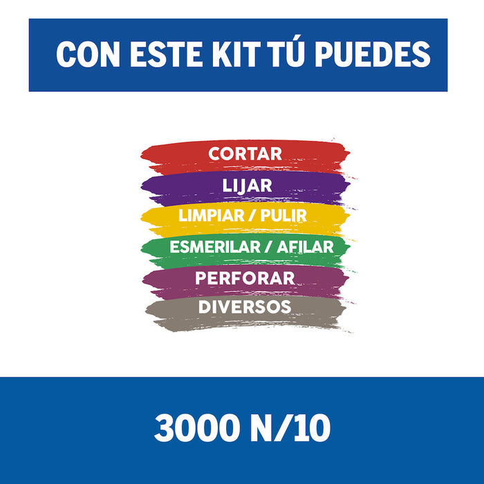 3000 Mototool Con 10 Accesorios