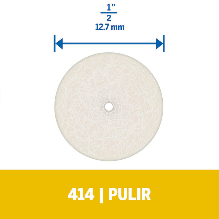 Disco de fieltro para pulir 12,7 mm marca Bosch