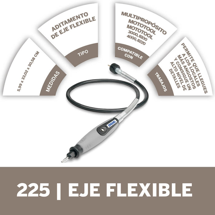 Eje flexible para mototool marca Bosch