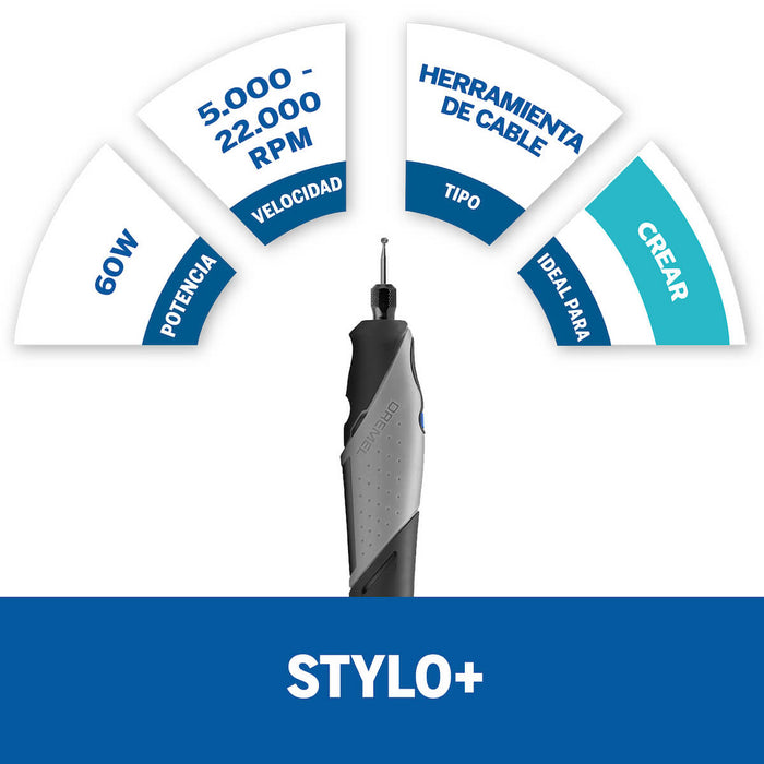 Stylo+ Mototool Con 15 Accesorios