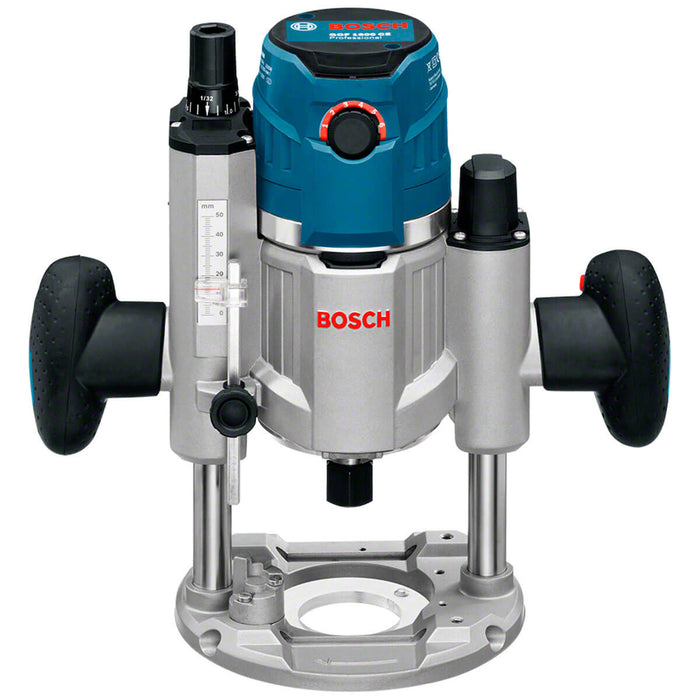 Fresadora GOF 1600 CE 110V con 4 pinzas 1/4, 6 mm, 1/2'' y 12mm Bosch