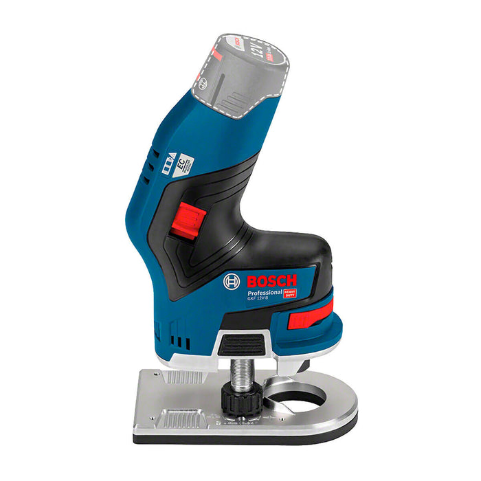 Fresadora inalámbrica 12V, GKF 12V-8 Sin Bateria/Sin Cargador Brushless Bosch