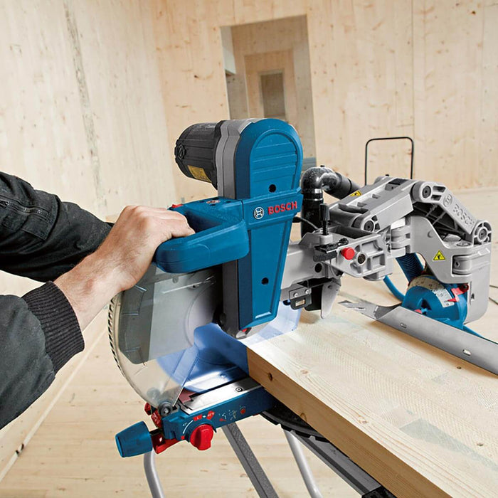 Sierra ingleteadora 12" de alta precisión 1800 W, ideal para cortes exactos