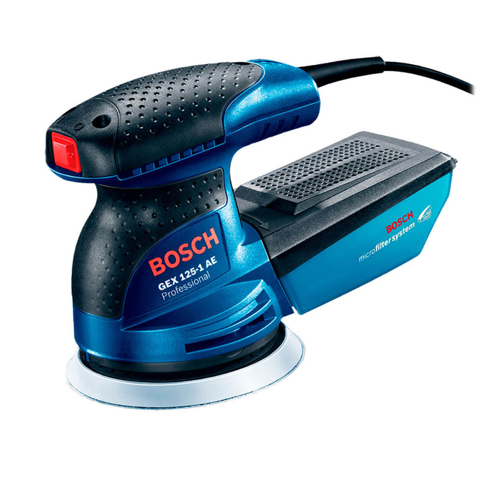 Lijadora Roto orbital 250W 110V disco de lija GEX 125-1 AE Bosch