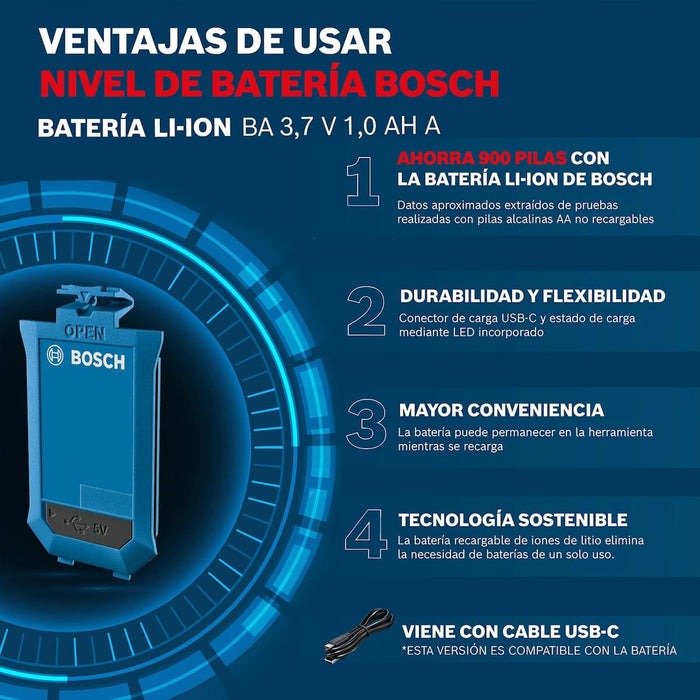 Medidor láser GLM 50-27 C, 50 metros, con Bluetooth Bosch