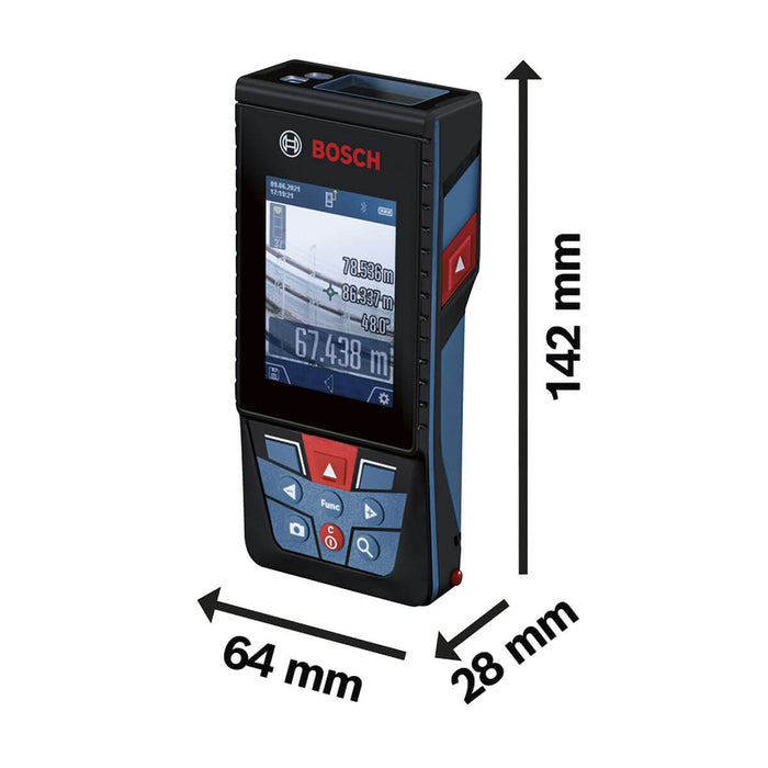 Medidor láser GLM 150-27 C alcance 150m con Bluetooth Bosch