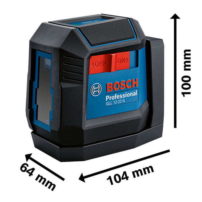 Nivel Láser GLL 12-22 G Linea verde 12 mt Bosch