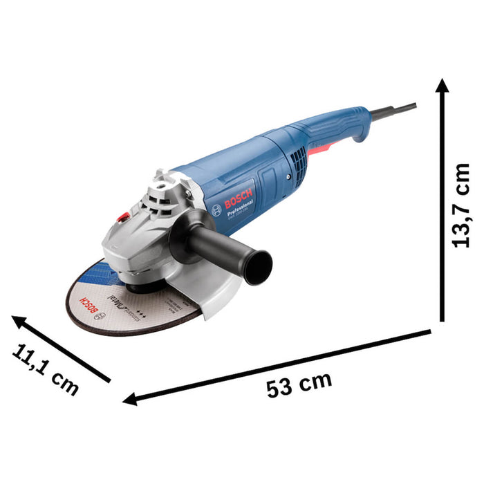 Pulidora Bosch de 9” para uso profesional, alto poder y resistencia