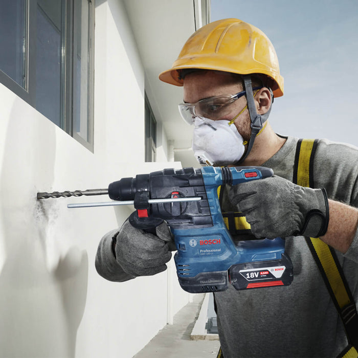 Rotomartillo inalámbrico 18 V con 2 baterías y maletín, motor brushless