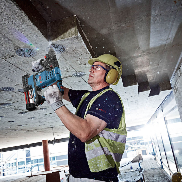 Rotomartillo inalámbrico 36 V con 2 baterías y maletín para uso profesional