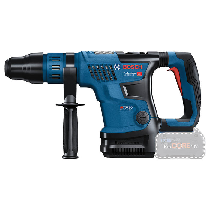 Rotomartillo inalámbrico 18 V sin batería ni cargador, motor brushless de alto rendimiento