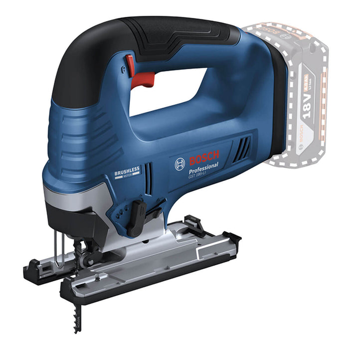 Sierra caladora inalámbrica 18V GST 185-LI Brushless + Kit 2 Baterías 18V 2,0 Ah + Cargador GAL 18V-20 Marca Bosch