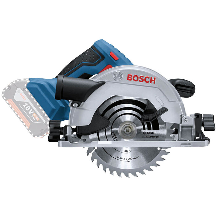 Sierra Circular inalámbrica 18V GKS 18V-57,  Sin Bateria/sin cargador Bosch