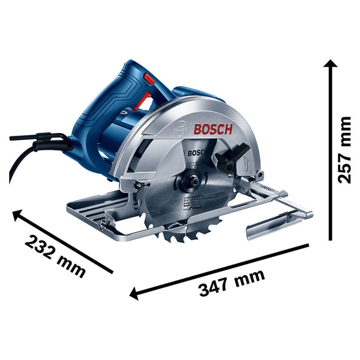 Sierra Circular 7 1/4" GKS 150 1500W, 1 disco Bosch