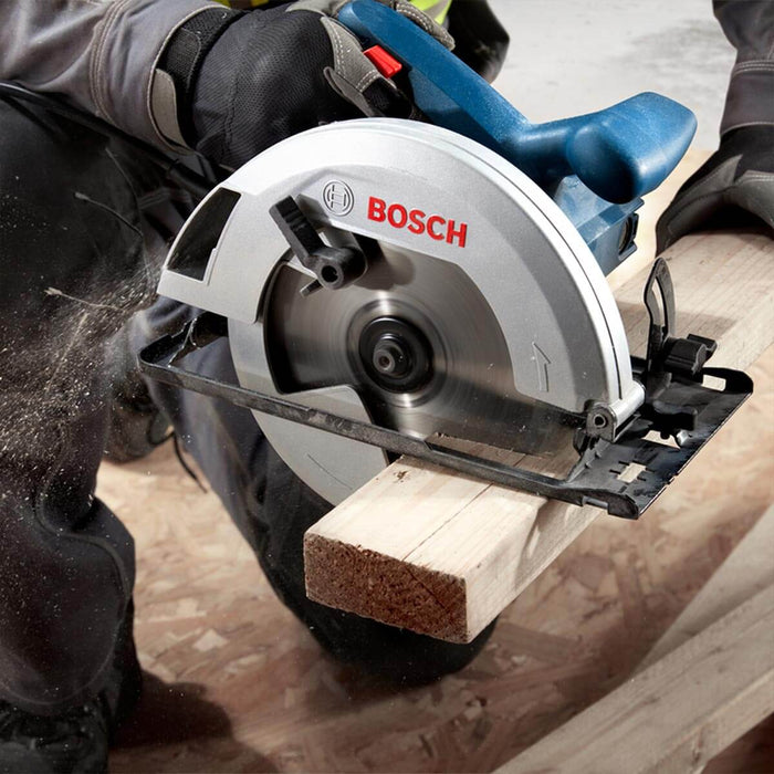 Sierra circular GKS 130 110V con 1 disco de corte de 184 mm 24D Bosch