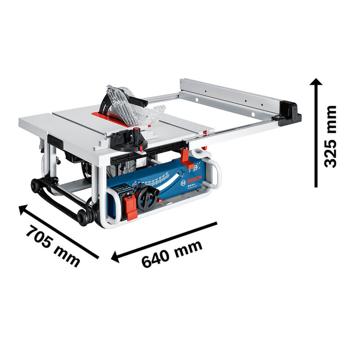 Sierra de mesa GTS 10 J 1700W 110V con disco de 254mm y 2 guías Bosch
