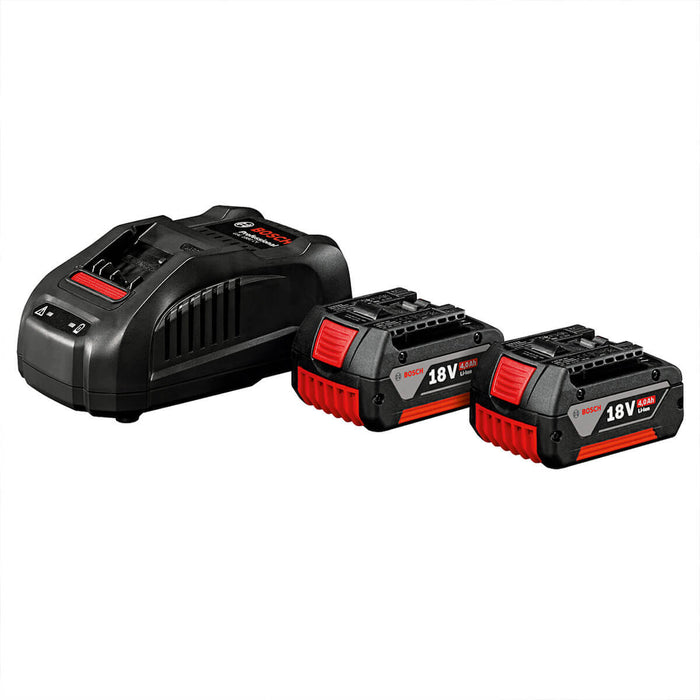 Kit  2 baterías 18V 4,0Ah  y cargador GAL 1880 CV Bosch