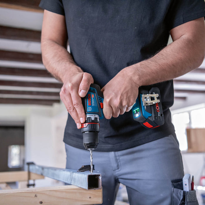 Taladro atornillador inalámbrico sin batería ni cargador, motor brushless