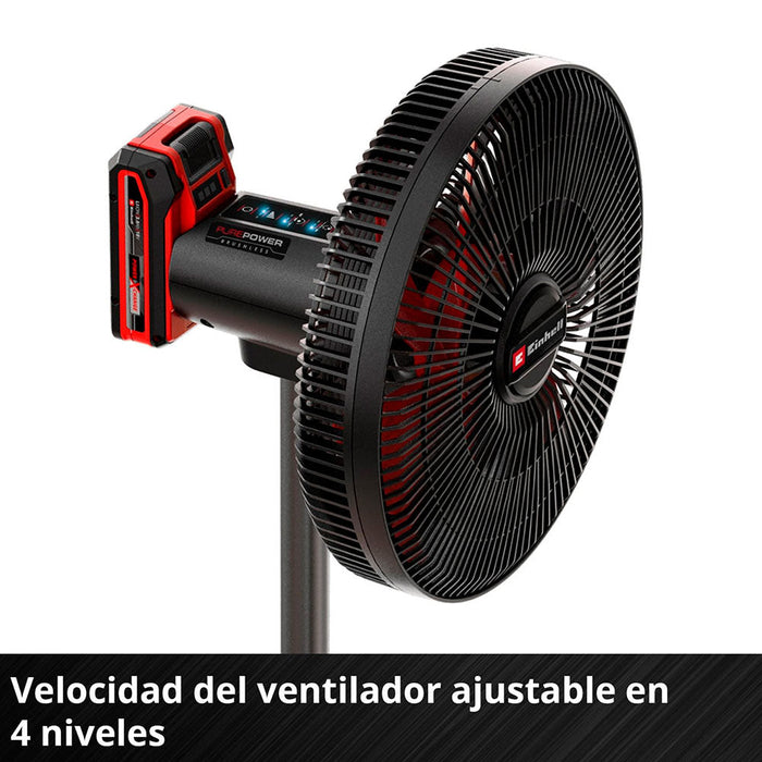 herramientas climatizacion ventilador inalambrico compacto portatilinhell kit 25ahinhell 3408071 4512099 madecentro