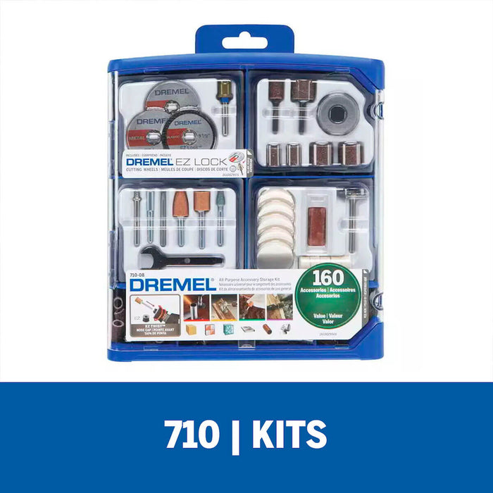 Set/Kit De Accesorios De Mototool 710 de 160 Piezas Dremel