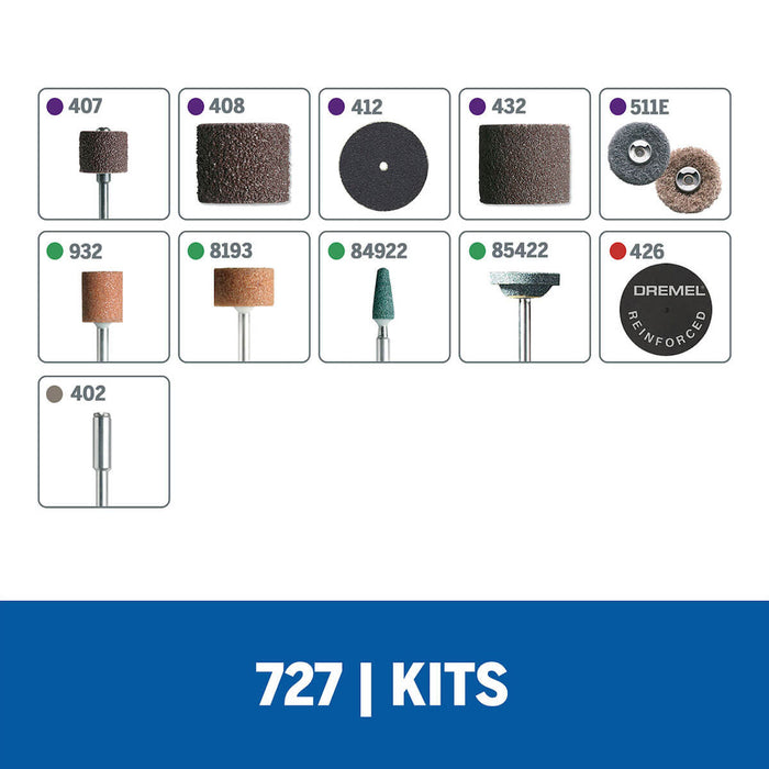 Set/Kit De Accesorios De Mototool 727 de 31 Piezas Dremel