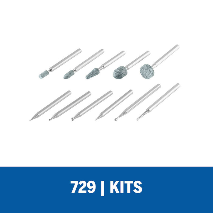 Set/Kit De Accesorios De Mototool 729 de 11 Piezas Dremel