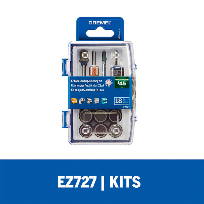 Set/Kit De Accesorios De Mototool EZ727 de 18 Piezas Dremel