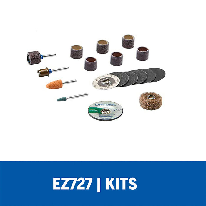 Set/Kit De Accesorios De Mototool EZ727 de 18 Piezas Dremel