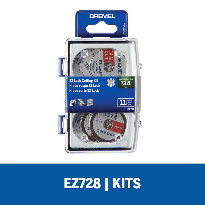 Set/Kit De Accesorios De Mototool EZ728 de 11 Piezas Dremel