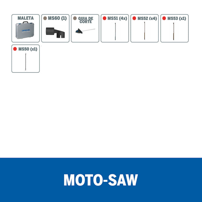 Sierra Caladora de Banco MS20 Dremel con 10 Accesorios
