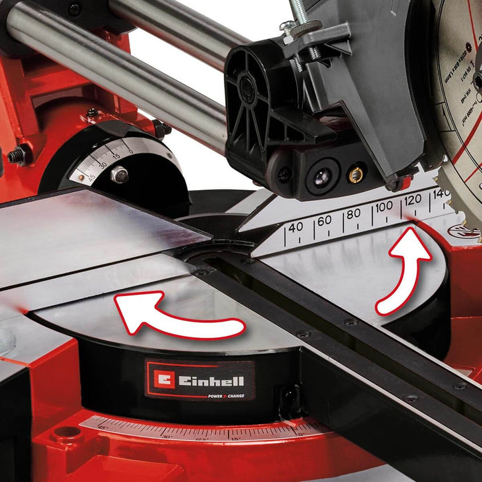 Ingletadora telescópica 36v inalámbrica marca Einhell