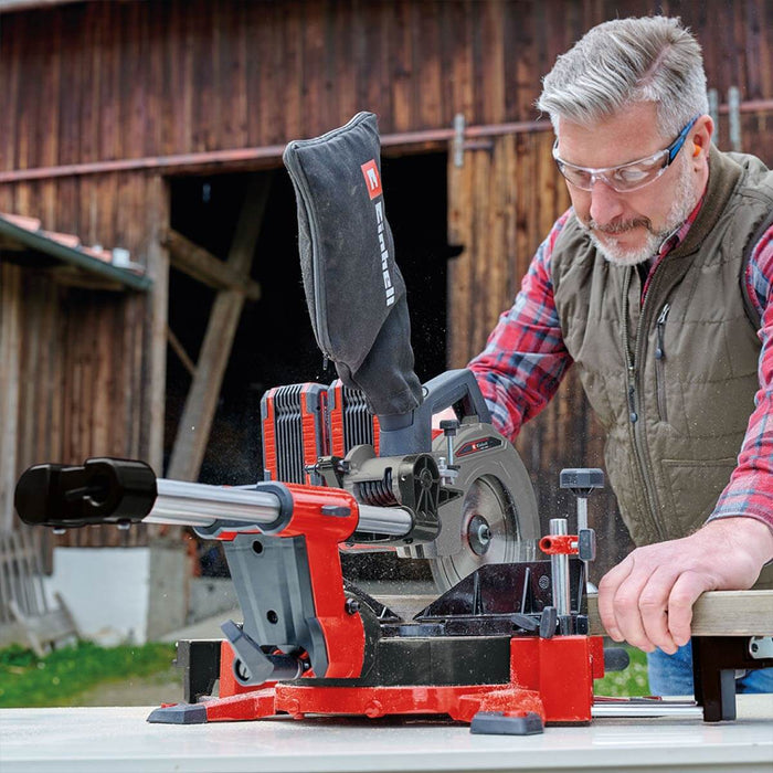 Ingletadora telescópica 36v inalámbrica marca Einhell